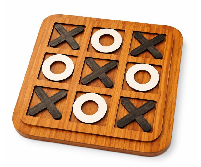 Tic Tac Toe - MDF - Multicolor
