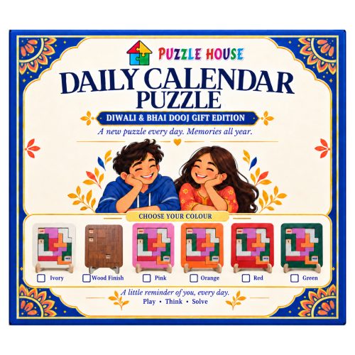 Daily Calendar Puzzle – Diwali & Bhai Dooj Gift Edition